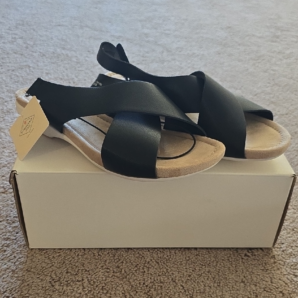 Black Strappy Sandals